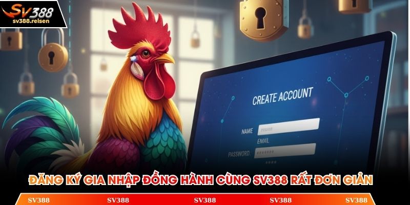 Đăng ký gia nhập đồng hành cùng SV388 rất đơn giản 